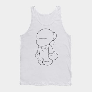 just my friend the plumber ecopop line art Tank Top